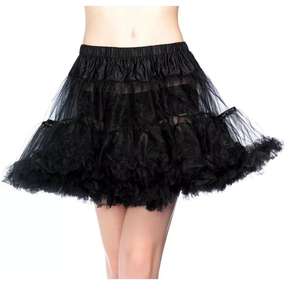 Adult Black Tulle Petticoat - Picture 1 of 1